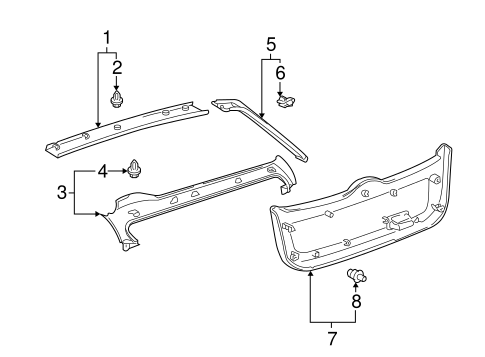 BODY/INTERIOR TRIM for 2007 Toyota Prius #1
