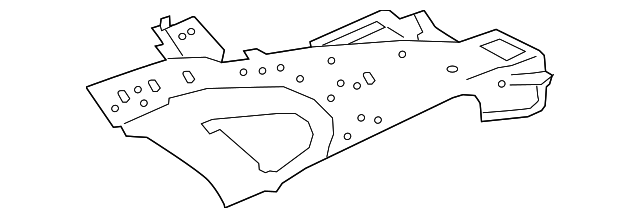 T2H4701 Деталь UPPER QTR PANEL, RIGHT