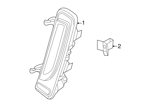 Electrical/Park Lamps for 2013 Ford Edge #1