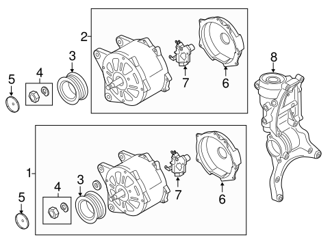 Alternator for 2018 Volkswagen Jetta #0