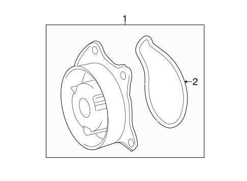 COOLING SYSTEM/WATER PUMP for 2014 Toyota Corolla #2