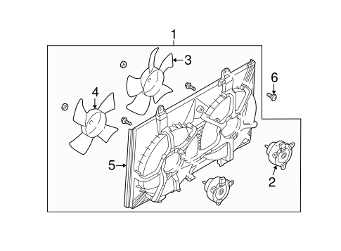 Cooling Fan for 2004 Nissan Murano #0