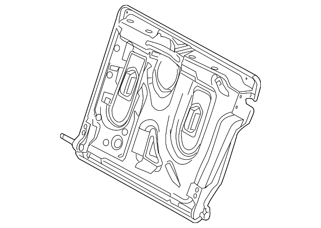 LR057188 SEAT BACK FRAME