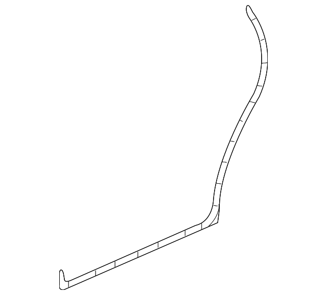 25963324 Деталь LOWER W'STRIP, LEFT