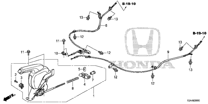 CHASSIS/PARKING BRAKE for 2013 Honda ACCORD SEDAN #1