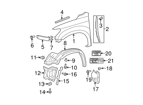 BODY/FENDER & COMPONENTS for 2007 Toyota Tundra #1