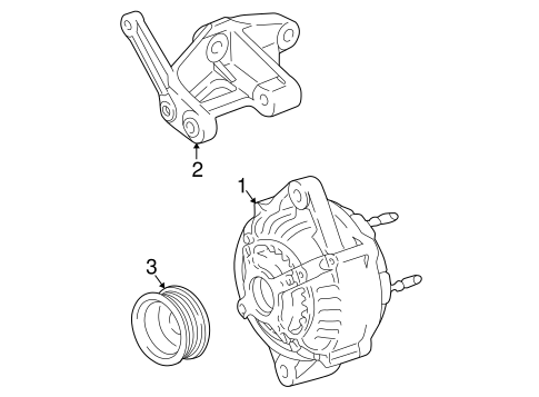 ELECTRICAL/ALTERNATOR for 2004 Toyota Tacoma #1