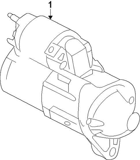 Electrical/Starter for 2015 Fiat 500 #2