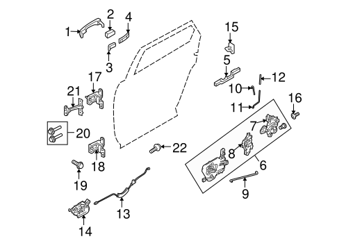 Body/Lock & Hardware for 2009 Ford Taurus X #2