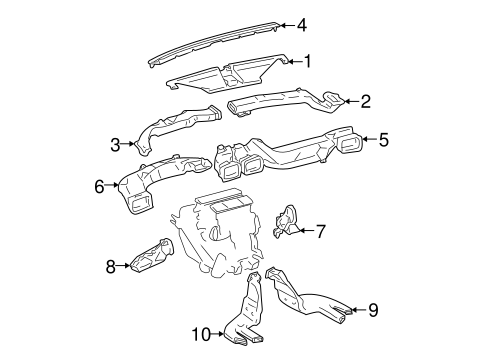Body/Ducts for 2002 Toyota Solara #1