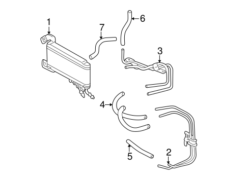 COOLING SYSTEM/TRANS OIL COOLER for 1999 Toyota Solara #1