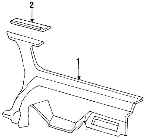 Sable INTERIOR TRIM - QUARTER PANELS