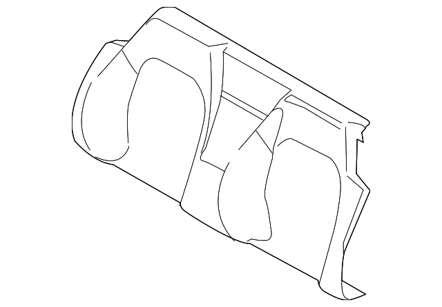 FR3Z-7666600-BA Деталь SEAT BACK COVER