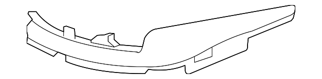 T2R9896PVJ Деталь QTR TRIM PANEL, RIGHT