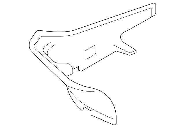 T2R8104LME Деталь QTR TRIM PANEL, LEFT