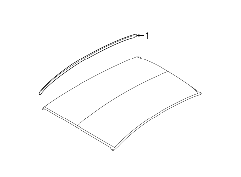 Fiesta EXTERIOR TRIM - ROOF