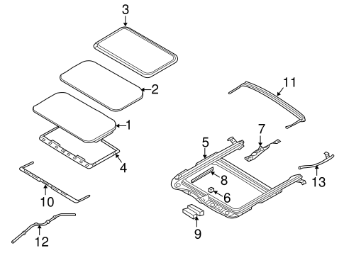 Electrical/Sunroof for 2009 Ford Taurus #1