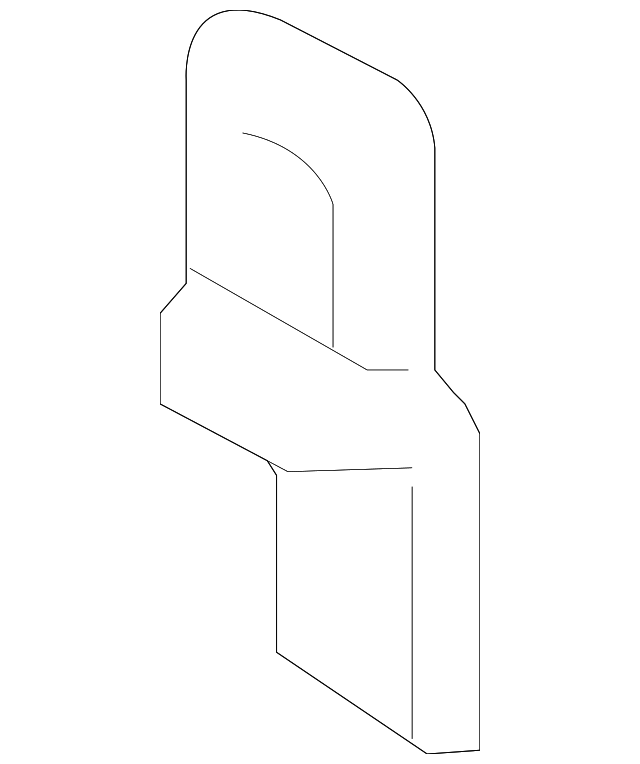 C2P4815 Деталь TROUGH, LEFT