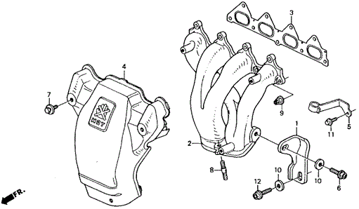 1993 Honda ACCORD COUPE EX CLAMP G, ENGINE WIRE HARNESS - (32747PT0010) 1993 Honda ACCORD COUPE EX CLAMP G, ENGINE WIRE HARNESS - (32747PT0010)
