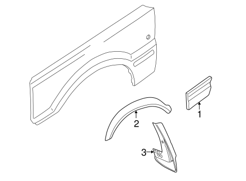 Range Rover EXTERIOR TRIM - FENDER