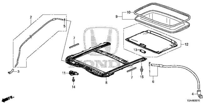 INTERIOR / BUMPER/SLIDING ROOF for 2013 Honda ACCORD SEDAN #1