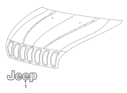 Cherokee EXTERIOR TRIM - HOOD