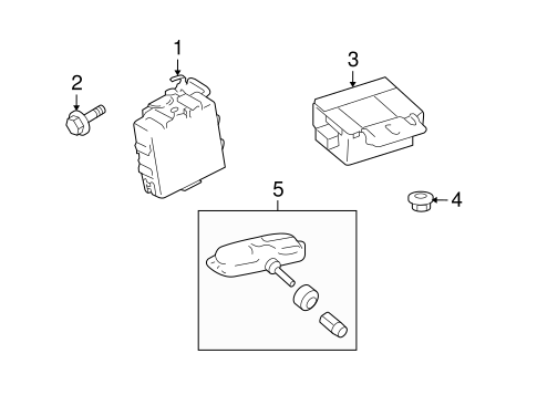 ELECTRICAL/TIRE PRESSURE MONITOR COMPONENTS for 2014 Scion xB #1