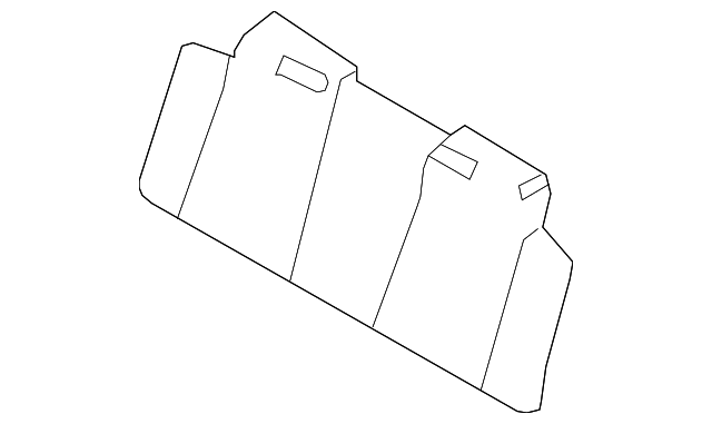 AR3Z-7666600-AA Деталь SEAT BACK COVER