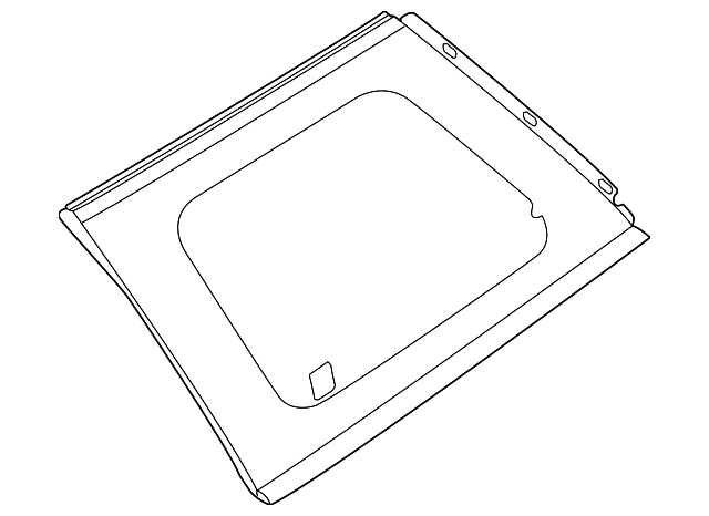 LR044116 Деталь QTR GLASS, RIGHT
