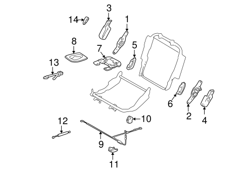 BODY/TRACKS & COMPONENTS for 1999 Toyota Land Cruiser #1