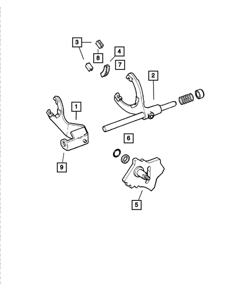Fork and Rails for 2005 Dodge Durango #0