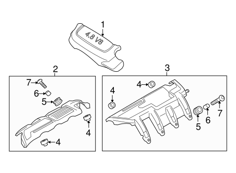 Cayenne ENGINE APPEARANCE COVER