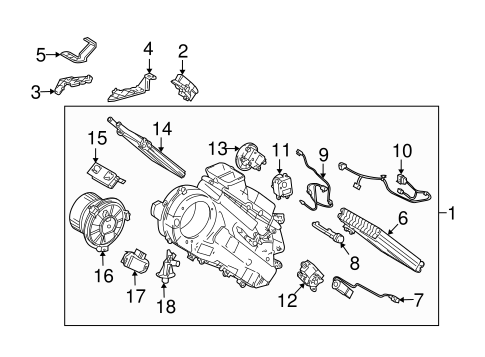 HVAC/EVAPORATOR COMPONENTS for 2015 Toyota Land Cruiser #1