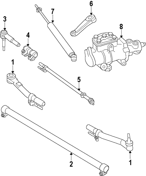 Steering/P/S Pump & Hoses for 2012 Ford F-250 Super Duty #2