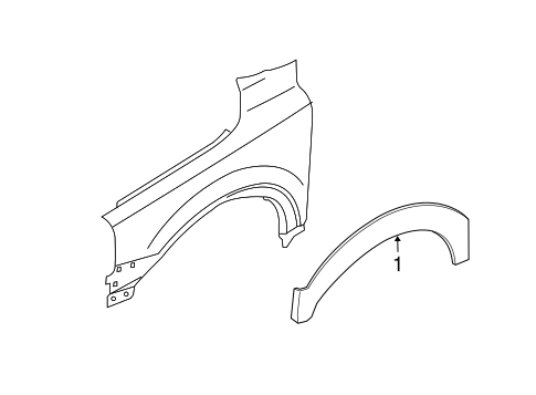 XC90 EXTERIOR TRIM - FENDER