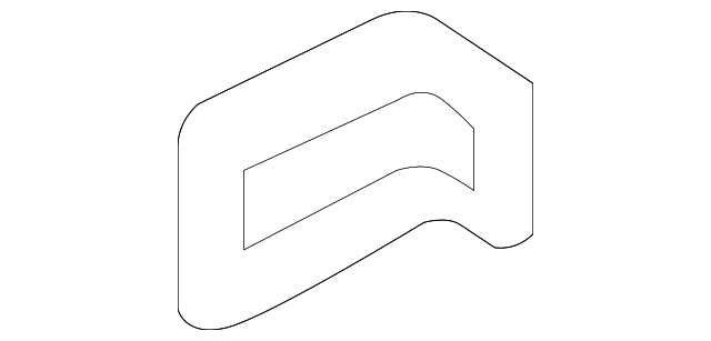 -W716083-S424 COWL TRIM CLIP, LEFT