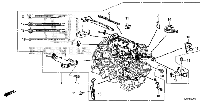 Engine/Engine Wire Harness (L4) for 2013 Honda ACCORD SEDAN #1