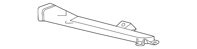XR833222 Деталь LOWER DUCT, LEFT