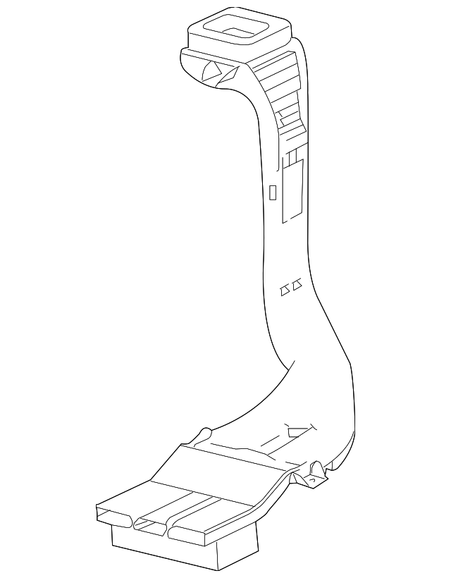 XR849208 Деталь REAR DUCT, LEFT
