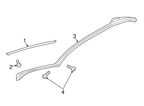 911 EXTERIOR TRIM - PILLARS