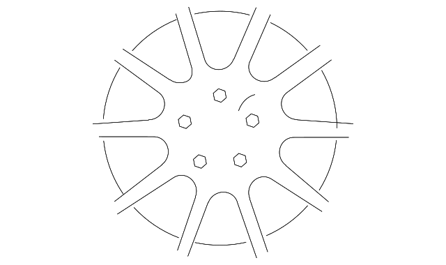 970-362-138-01 WHEEL, ALLOY