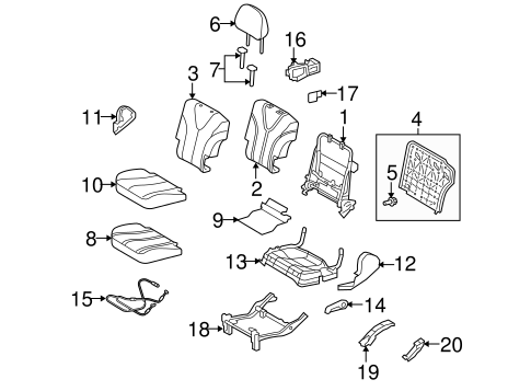 BODY/REAR SEAT COMPONENTS for 2010 Toyota Venza #2