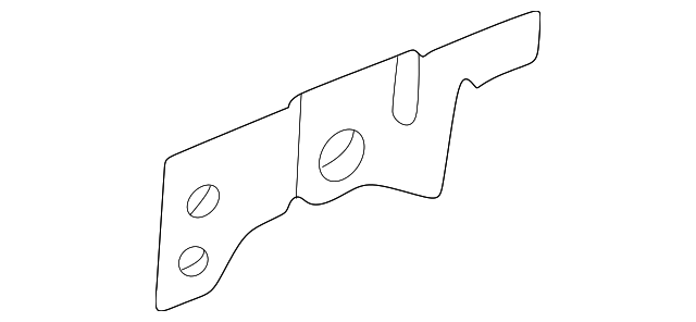 5411962 Деталь LOWER TIE BAR REINFORCEMENT, LEFT
