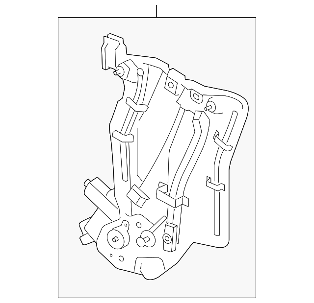 20774594 Деталь REGULATOR, LEFT