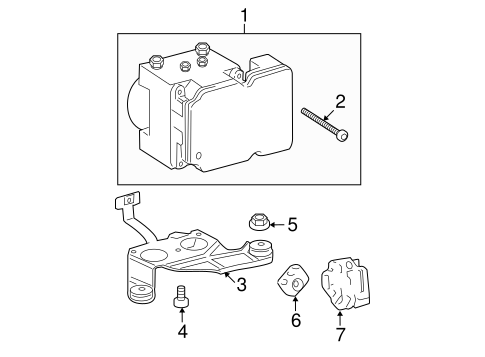 BRAKES/STABILITY CONTROL for 2010 Toyota Tundra #1