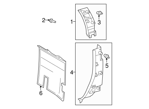 BODY/INTERIOR TRIM - CAB for 2009 Toyota Tundra #8