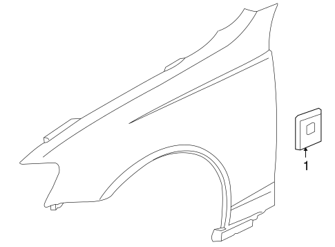 G8 EXTERIOR TRIM - FENDER