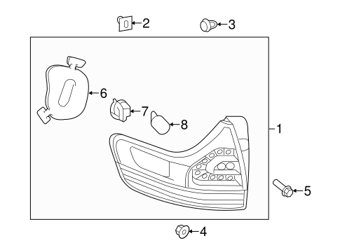 ELECTRICAL/BULBS for 2016 Toyota Sienna #4