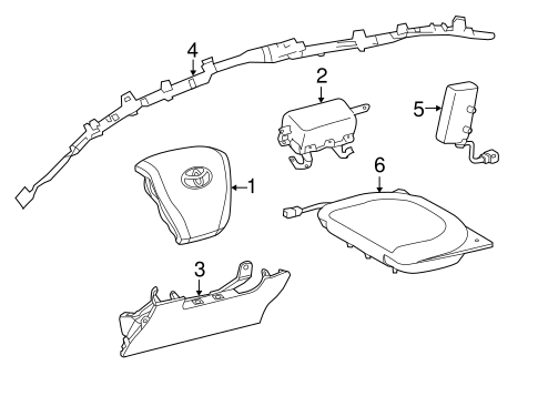 ELECTRICAL/AIR BAG COMPONENTS for 2013 Toyota RAV4 #2