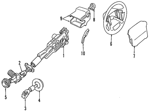 850 STEERING COLUMN